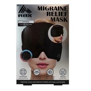 NWT RBX Black Migraine Relief Mask